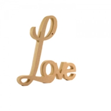 Freestanding Love with Hanging Heart (18mm)