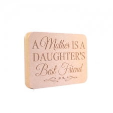 Freestanding Mother/Daughter Plaque (18mm)