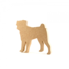 Freestanding Pug Shape (18mm)