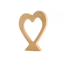 Freestanding Slanted Heart (18mm)