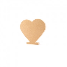 Freestanding Solid Heart (18mm)