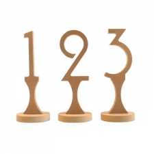 Freestanding Table Numbers, Art Deco Font (18mm)