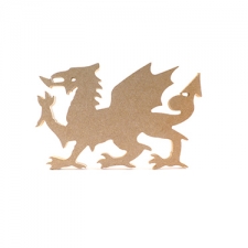 Freestanding Welsh Dragon 200mm x 300mm (18mm)