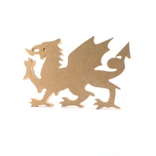 Freestanding Welsh Dragon 200mm x 300mm (18mm)