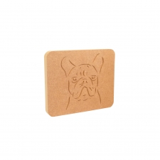 French Bulldog Dog Plaque (18mm)