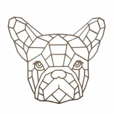 Geometric French Bulldog (3mm)