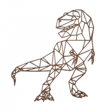 Geometric T-Rex (3mm)