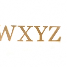 Georgian Font Freestanding Individual Letters (18mm)