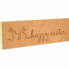 'happy easter' Engraved Plaque