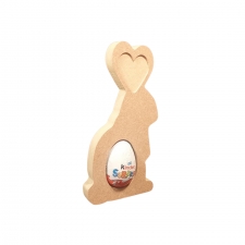 Heart Eared Bunny Kinder Egg Holder (18mm)