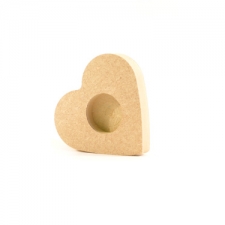 Heart Shaped Tea Light Holder (18mm)