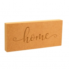 Home, Engraved Plaque (18mm)