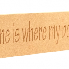 Home is where my... Engraved Plaque(18mm)