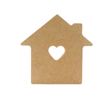 House with Heart cut out (6mm)