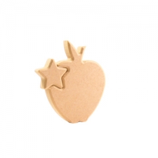 Interlocking Star in an Apple (18mm)