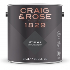 Jet Black Chalky Emulsion, Craig & Rose Paint