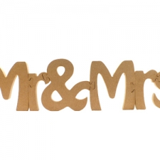 Jigsaw Font: Mr & Mrs (18mm)