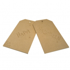 Large Door Tags, Happy Halloween (18mm)