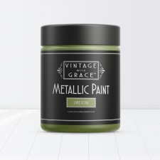 Lime Soda, Metallic Paint, Vintage with Grace