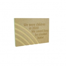 Lockdown Memory Plaque (18mm)