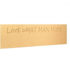 'Look What ........ Made' Hanging Plaque (6mm)