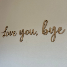 Love you, bye (3mm)