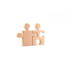 Mr and Mrs Jigsaws (18mm)