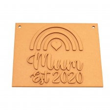 Mum Est. Laser Plaque (3mm)