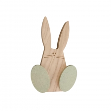 Oak Veneer Wonky Bunny (16mm)