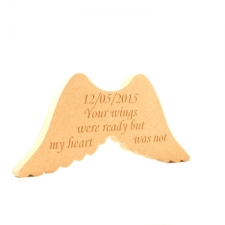 Personalised Angel Wings - Your wings were ready... (18mm)