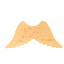 Personalised Angel Wings - Your wings were ready... (18mm)