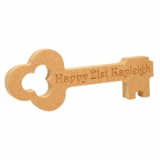 Plain/Personalised Birthday Key (18mm)