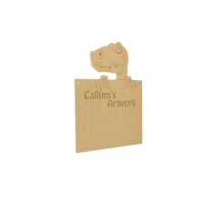 Personalised Dinosaur Plaque (6mm)