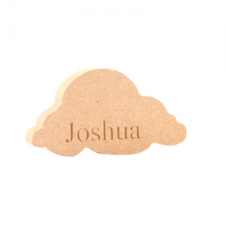 Personalised engraved cloud (18mm)