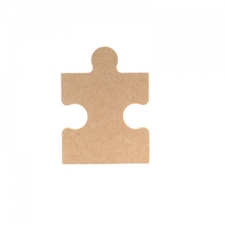 Plain Jigsaw Piece (18mm)