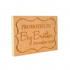 Promoted to... Engraved Plaque (18mm)