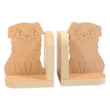 Pug Bookends (18mm)