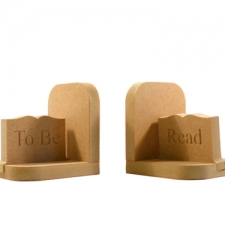 "To Be Read" bookends (18mm)