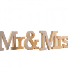 Rockwell Font, Mr & Mrs (3 pieces) (18mm)