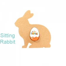 Sitting Rabbit Kinder Egg Holder (18mm)