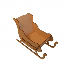 Sleigh, Slot together design, Large (6mm)