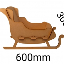 Sleigh, Slot together design, Large (6mm)