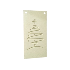 Squiggle Christmas Tree Plaque (6mm)