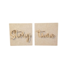 Story Time Shelf Quote (18mm & 3mm)