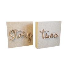 Story Time Shelf Quote (18mm & 3mm)