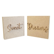 Sweet Dreams Shelf Quote (18mm + 3mm)