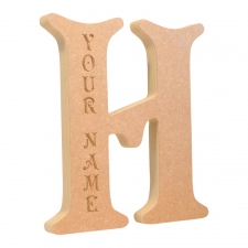 Victorian Font, Engraved Freestanding Individual Letter (18mm)