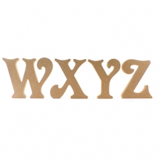 Victorian Font Individual Capital Letters (6mm)