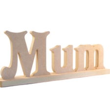 Victorian Font, Mum in a Stand (18mm)