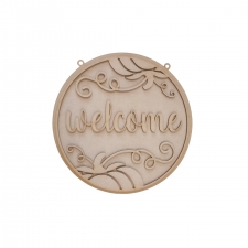 Welcome (pumpkin) Sign (3mm)